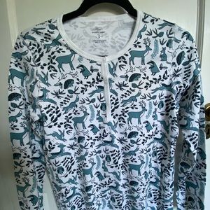 Roberta Roller Rabbit woodland animal print adult pajama set